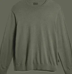 MAGLIONE DA UOMO NAPAPIJRI DECATUR 4 GREEN LICHEN NP0A4GAW GAE