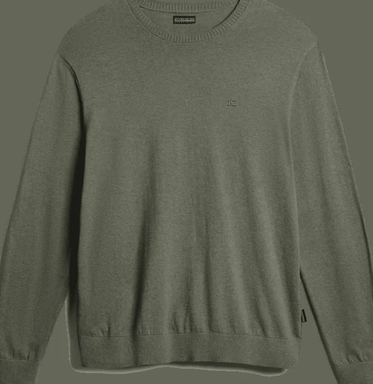 MAGLIONE DA UOMO NAPAPIJRI DECATUR 4 GREEN LICHEN NP0A4GAW GAE