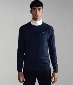 MAGLIONE DA UOMO NAPAPIJRI DAMAVAND C 4 BLU MARINE NP0A4GJU 176