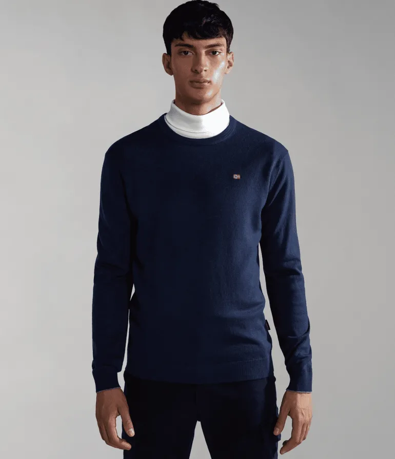 MAGLIONE DA UOMO NAPAPIJRI DAMAVAND C 4 BLU MARINE NP0A4GJU 176