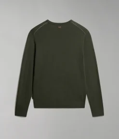 MAGLIONE DA UOMO NAPAPIJRI DAMAVAND C 4 GREEN DEPTHS NP0A4GJU GE4