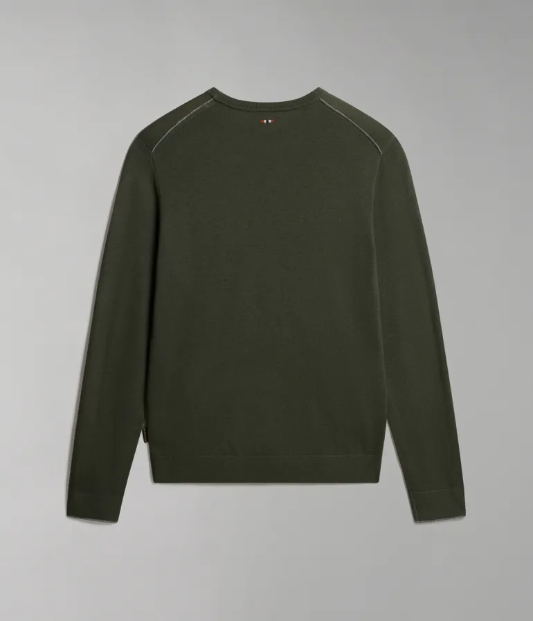 MAGLIONE DA UOMO NAPAPIJRI DAMAVAND C 4 GREEN DEPTHS NP0A4GJU GE4