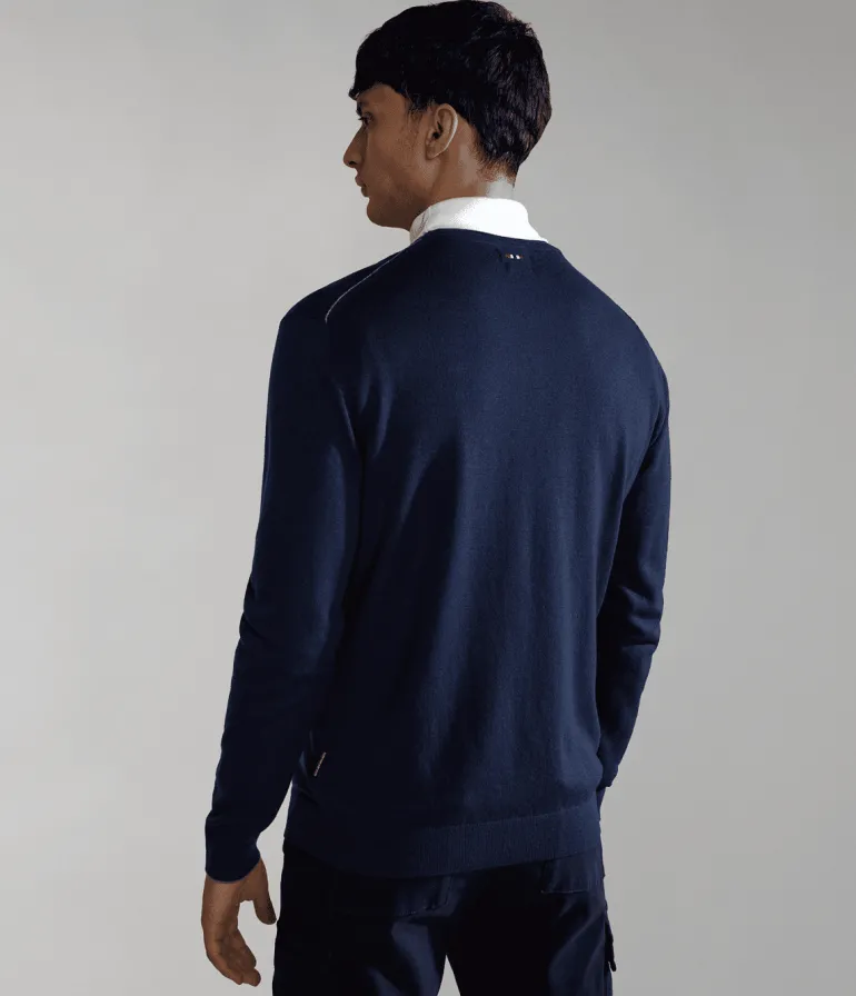 MAGLIONE DA UOMO NAPAPIJRI DAMAVAND C 4 BLU MARINE NP0A4GJU 176