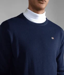 MAGLIONE DA UOMO NAPAPIJRI DAMAVAND C 4 BLU MARINE NP0A4GJU 176