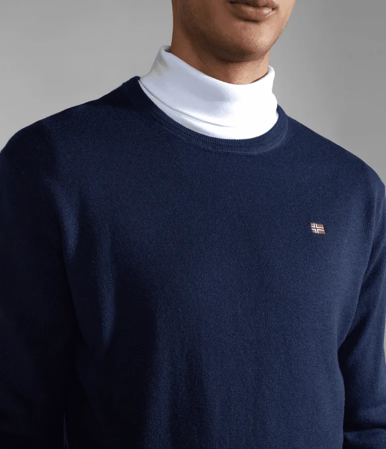 MAGLIONE DA UOMO NAPAPIJRI DAMAVAND C 4 BLU MARINE NP0A4GJU 176