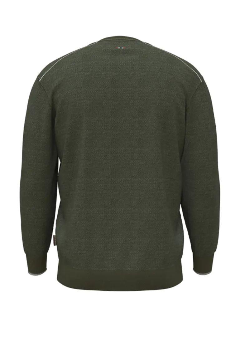 MAGLIONE DA UOMO NAPAPIJRI DAMAVAND C 4 GREEN DEPTHS NP0A4GJU GE4