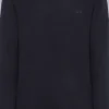 MAGLIONE DA UOMO SUN68 ROUND SOLID COLOR NAVY BLUE K43134 07