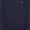 MAGLIONE DA UOMO SUN68 ROUND SOLID NAVY BLUE K44101 07