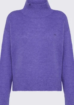 MAGLIONE DA UOMO SUN68 TURLE NECK ALPACA SOLID COLOR DAHLIA K43254 97