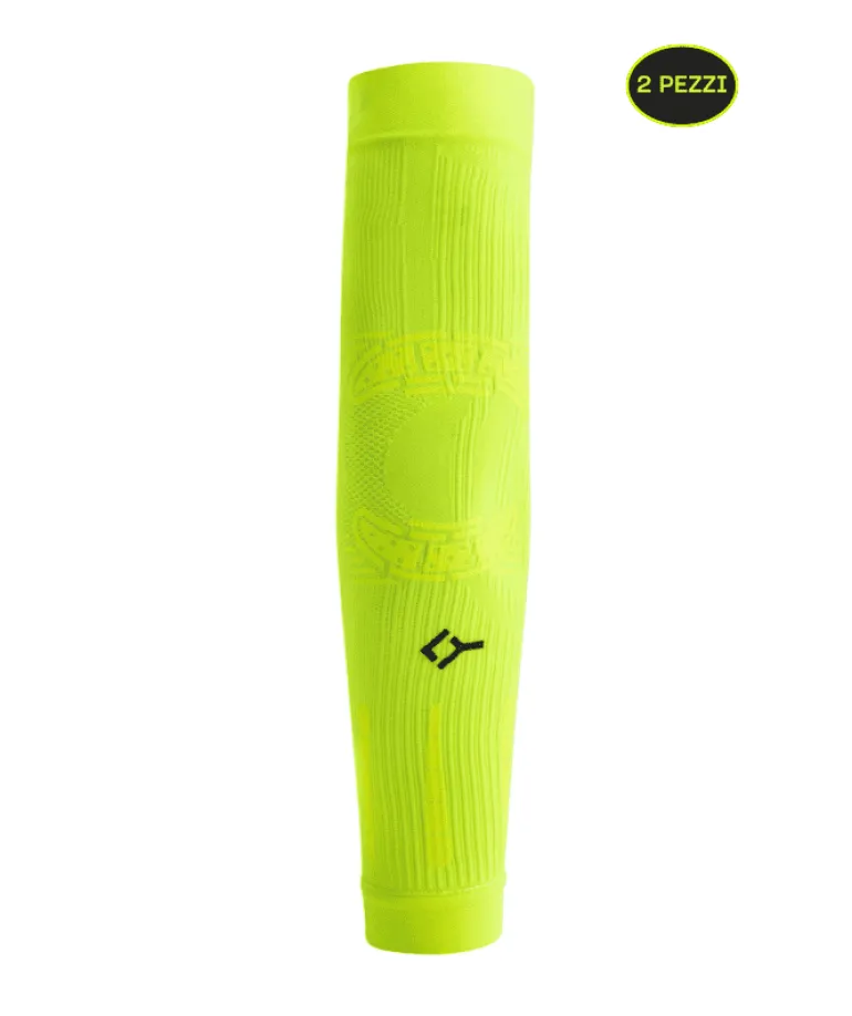 MANICOTTI UNISEX FLOKY NO-STRAIN GIALLO FLUO FLNS 003