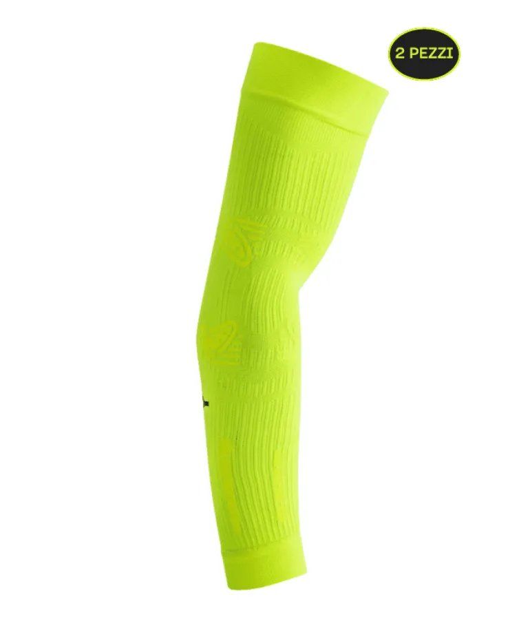 MANICOTTI UNISEX FLOKY NO-STRAIN GIALLO FLUO FLNS 003