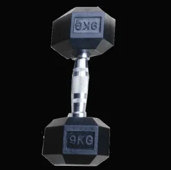 MANUBRIO ESAGONALE GOMMATO TOORX DA KG. 9