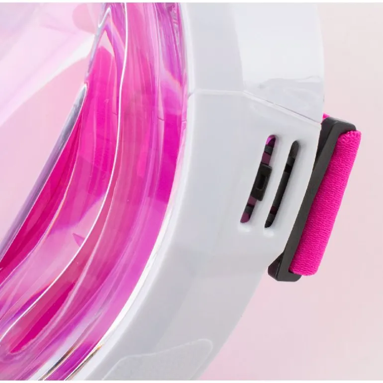 MASCHERA GRANFACCIALE SEAC FUN XS/S SLT/PI BIANCO/ROSA 170-14WP