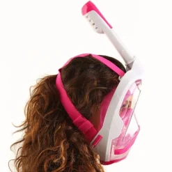 MASCHERA GRANFACCIALE SEAC MAGICA S/M SLT/PI BIANCO/ROSA 170-10WP/S