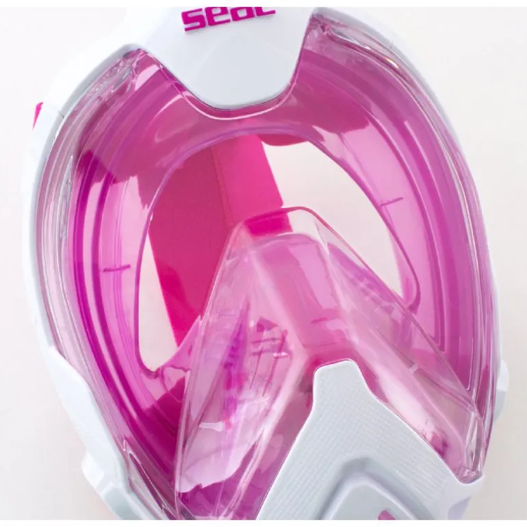 MASCHERA GRANFACCIALE SEAC FUN XS/S SLT/PI BIANCO/ROSA 170-14WP