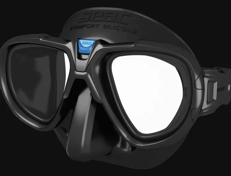 MASCHERA SUBACQUEA SEAC SUB UNISEX FOX NERO