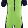 MUTA CORTA JUNIOR AQUASPHERE STINGRAY HP2 BRIGHT GREEN NAVY BLUE 3104 SJ435