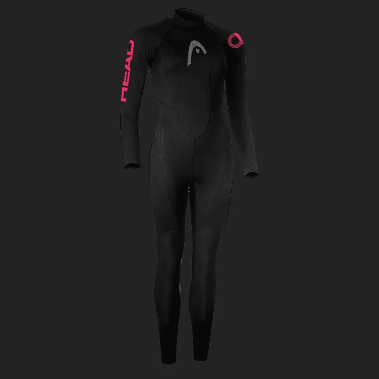 MUTA DA DONNA HEAD MULTIX VL 2.5 FULLSUIT LADY NERO/ROSA