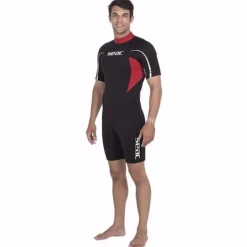 MUTA DA UOMO 2,2 mm SEAC CORTA NERA/ROSSA