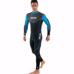 MUTA DA UOMO 3mm SEAC SUB NERA/AZZURRA