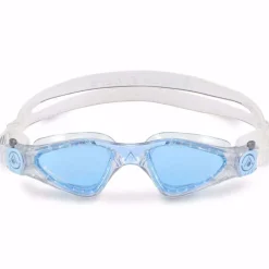 OCCHIALINI DA NUOTO AQUASPHERE KAYENNE SMALL TRASPARENTI CON LENTI AZZURRE