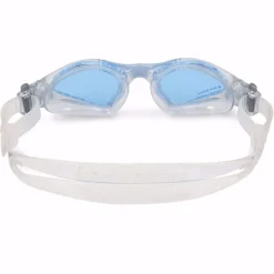 OCCHIALINI DA NUOTO AQUASPHERE KAYENNE SMALL TRASPARENTI CON LENTI AZZURRE