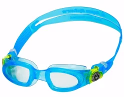 OCCHIALINI DA NUOTO JUNIOR AQUASPHERE MOBY AZZURRI