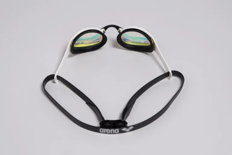 OCCHIALINO DA NUOTO UNISEX ARENA COBRA ULTRA SWIPE MR YELLOCOPPER-WHITE 002507 310