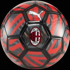 PALLONE DA CALCIO PUMA ACM FAN BALL BLACK RED 084043