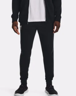PANTALONE DA TUTA DA UOMO UNDER ARMOUR RIVAL TERRY JOGGER BLACK 1380843 001