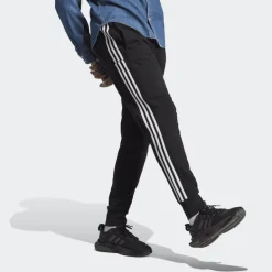 PANTALONE DA TUTA DA UOMO ADIDAS M 3S FT TC PT BLACK/WHITE HA4337