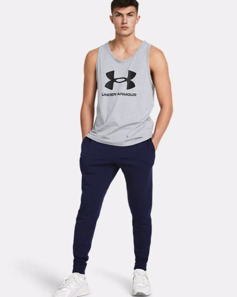 PANTALONE DA TUTA DA UOMO UNDER ARMOUR UA RIVAL TERRY 1380843 0410