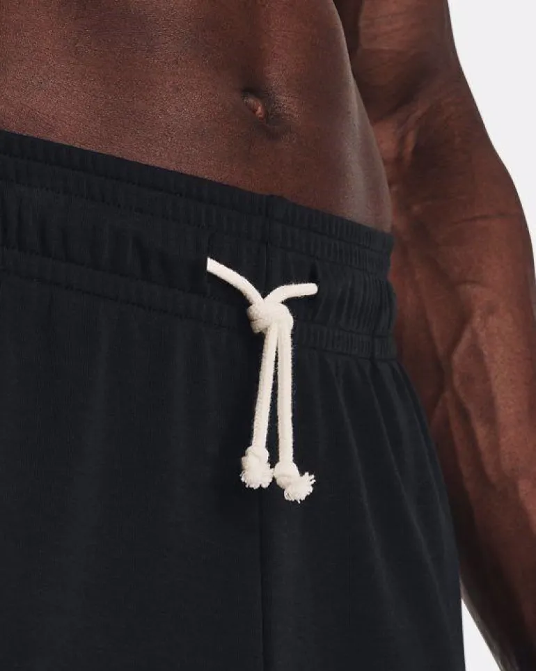 PANTALONE DA TUTA DA UOMO UNDER ARMOUR RIVAL TERRY JOGGER BLACK 1380843 001