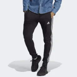 PANTALONE DA TUTA DA UOMO ADIDAS M 3S FT TC PT BLACK/WHITE HA4337
