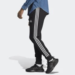 PANTALONE DA TUTA DA UOMO ADIDAS M 3S FT TC PT BLACK/WHITE HA4337