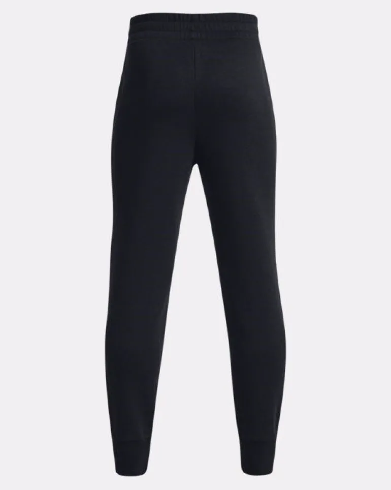 PANTALONE DA TUTA JUNIOR UNDER ARMOUR RIVAL BLACK 1379525 0001