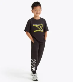 PANTALONE DA TUTA JUNIOR DIADORA LOGO BLACK 102.180954 80013