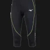 PANTALONI 3/4  DA DONNA TEAM PREMIUM TIGHT BLU NAVY