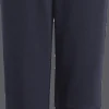 PANTALONI SPORTIVI JUNIOR ADIDAS ESSENTIALS IN FRENCH TERRY BLU CON POLSINO