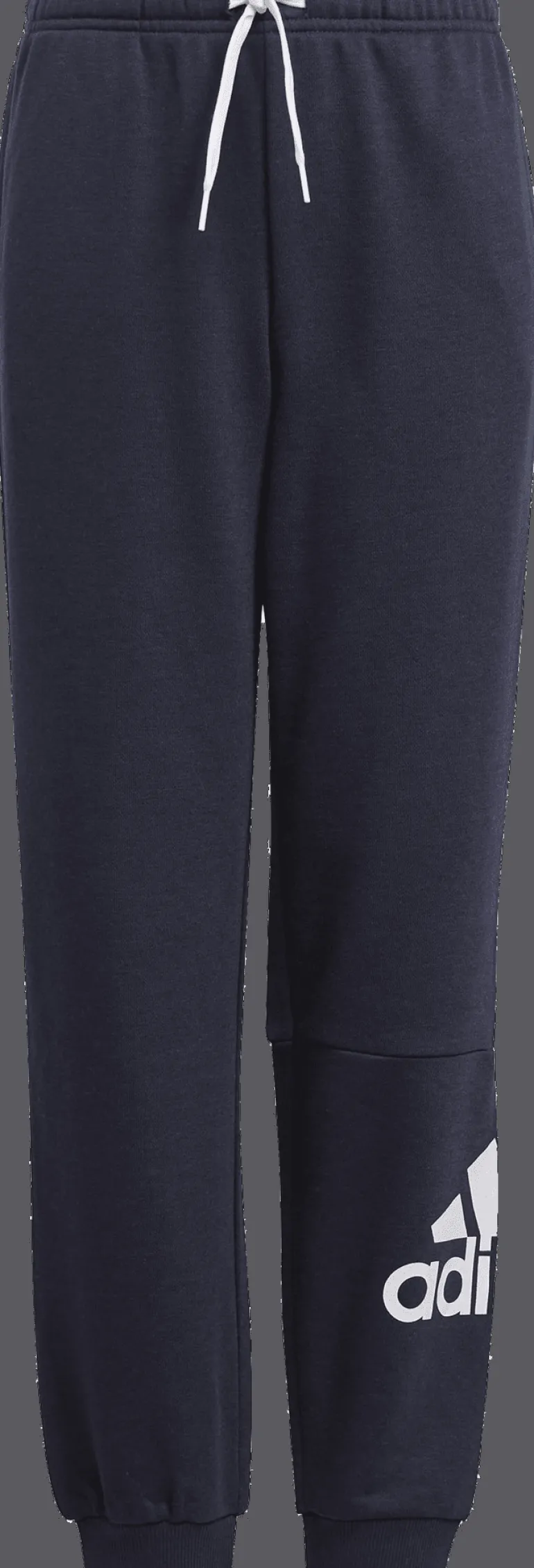 PANTALONI SPORTIVI JUNIOR ADIDAS ESSENTIALS IN FRENCH TERRY BLU CON POLSINO