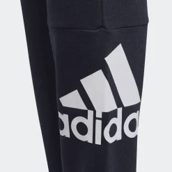 PANTALONI SPORTIVI JUNIOR ADIDAS ESSENTIALS IN FRENCH TERRY BLU CON POLSINO