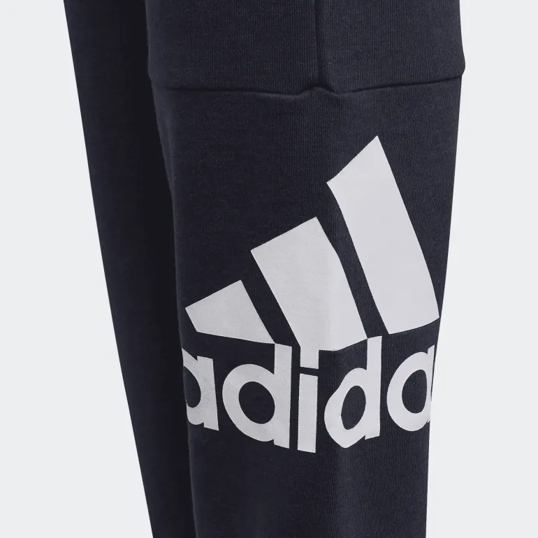 PANTALONI SPORTIVI JUNIOR ADIDAS ESSENTIALS IN FRENCH TERRY BLU CON POLSINO