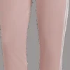 PANTALONI SPRTIVI DA DONNA ADIDAS ESSENTIALS ROSA CON STRISCE BIANCHE