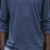 POLO DA UOMO ECOALF ENZOALF LONG SLEEVE POLO LIGHT INDIG MCMGAPOE 168