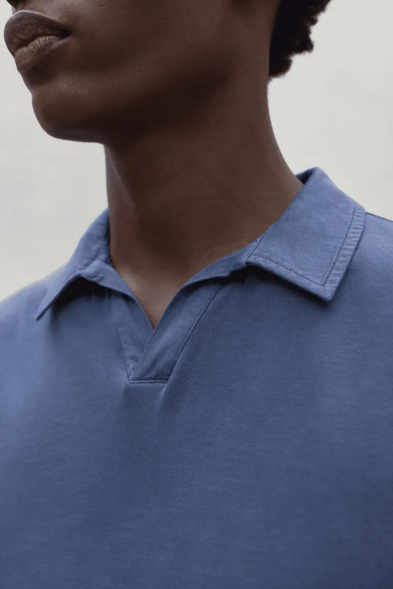POLO DA UOMO ECOALF ENZOALF LONG SLEEVE POLO LIGHT INDIG MCMGAPOE 168