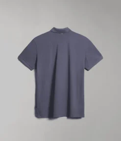 POLO DA UOMO NAPAPIJRI ELBAS 4 BLU GRISAIL B4D NP0A4GDL B4D