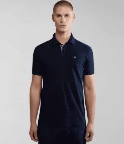 POLO DA UOMO NAPAPIJRI EOLANOS 3 BLU MARINE NP0A4GB3 176