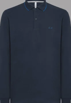 POLO DA UOMO SUN68 SMALL STRIPES A34110 07