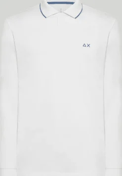 POLO DA UOMO SUN68 SMALL STRIPES A34110 01