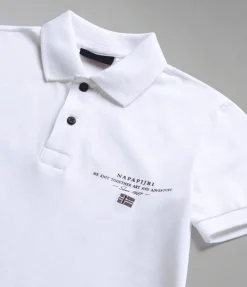 POLO JUNIOR NAPAPIJRI ELBAS 5 BRIGHTWHITE 002 NP0A4G4N 002